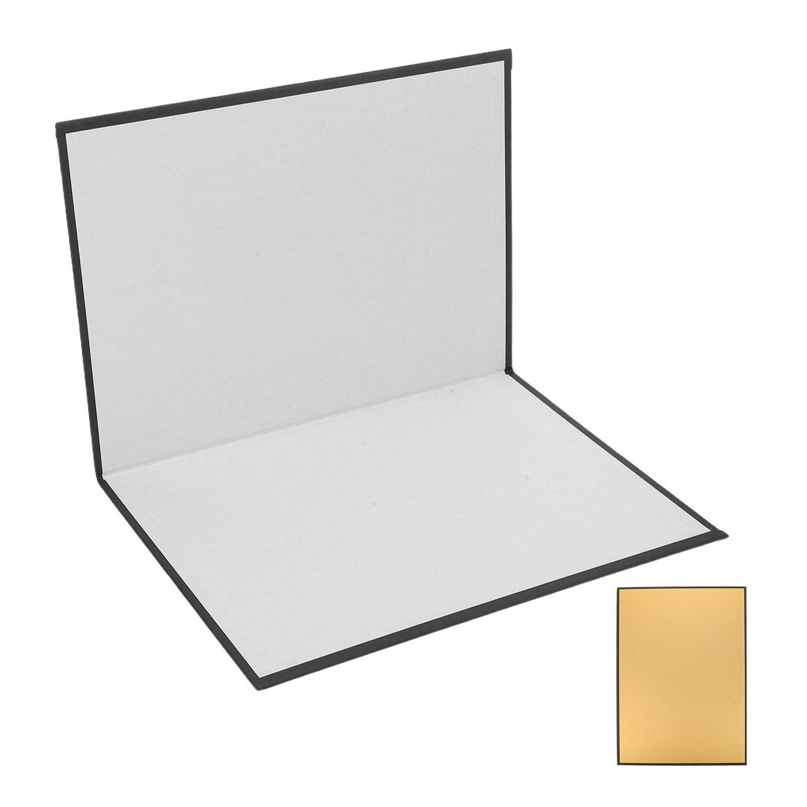 Photography Lighting For Food - Photography Reflector A4 Foldable Silver Cardboard
