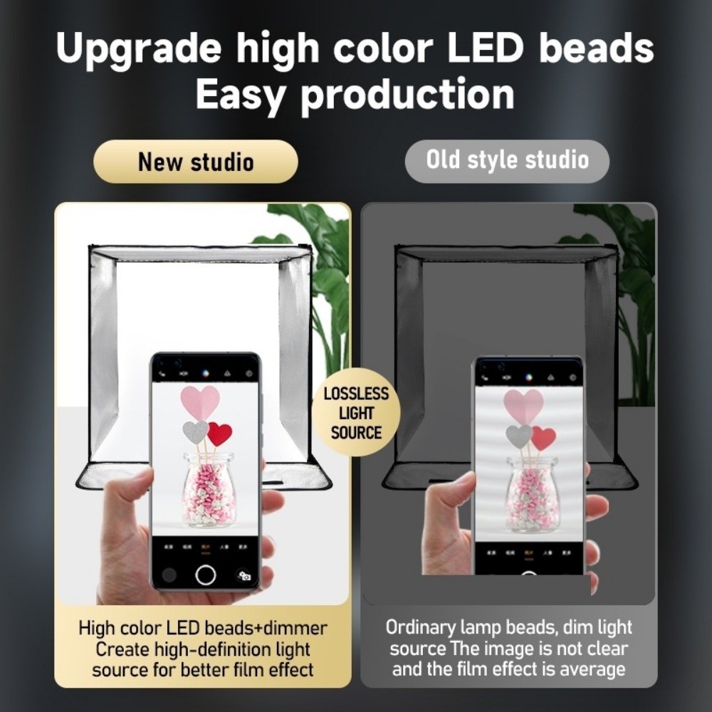 Photography Lighting Background - 45/65cm LED Soft Light Box Mini