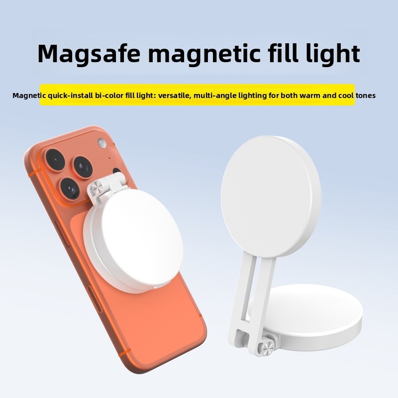 Photography Lighting Color - Magsafe Phone LED Ring Light Portable