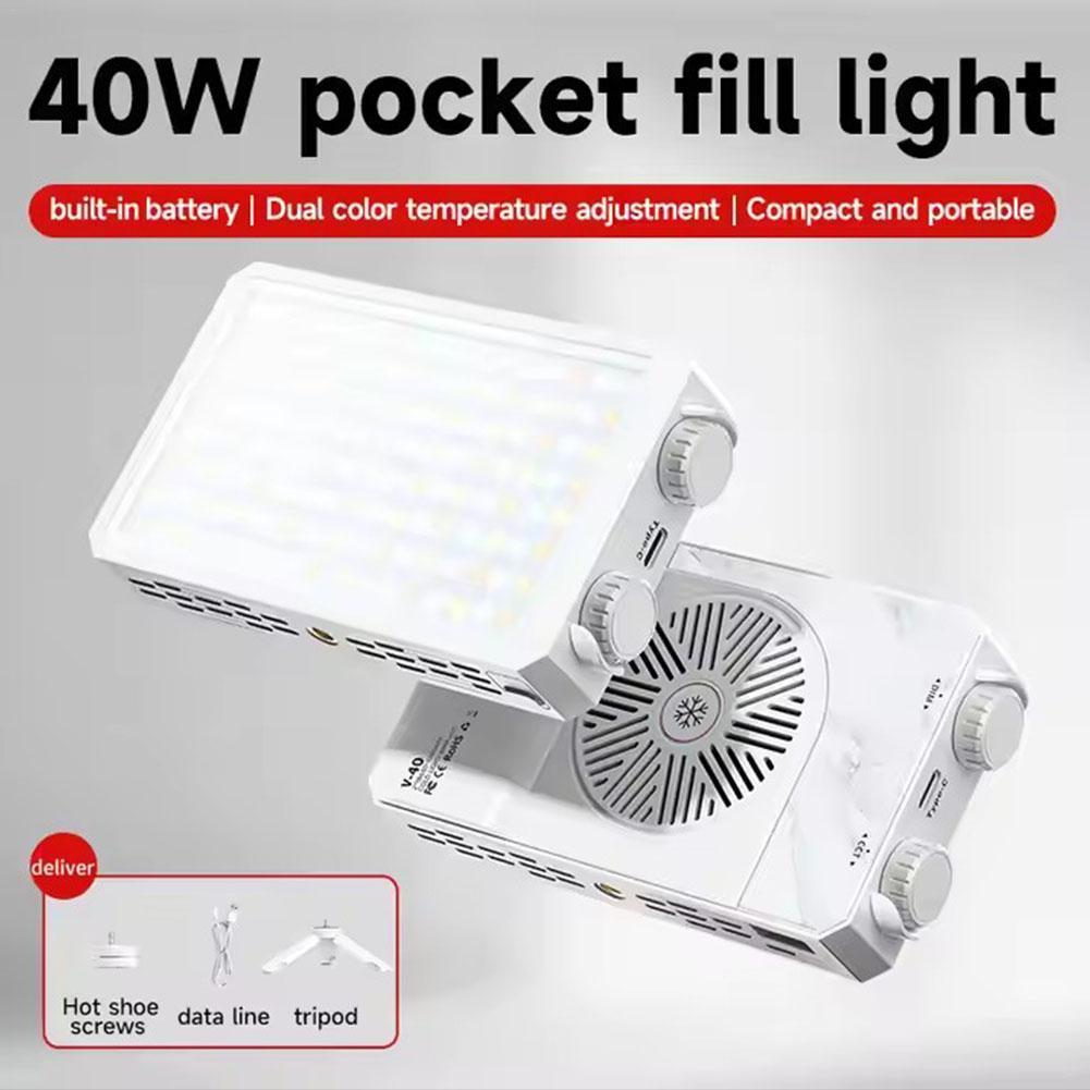 Photography Lighting Color - Customizable 40W LED Camera Light 2500K-9000K