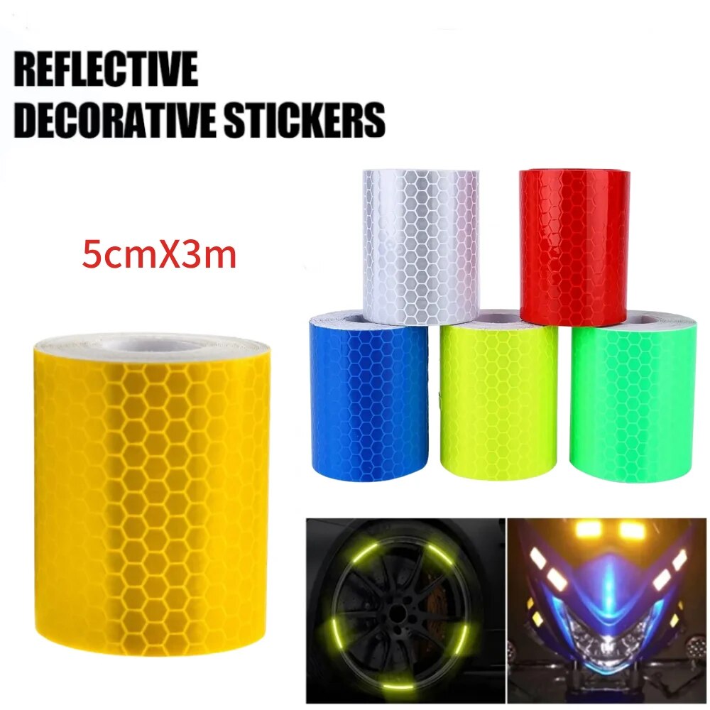 Photography Lighting Grid - Reflective Warning Tape 5cm*3m Car Reflective