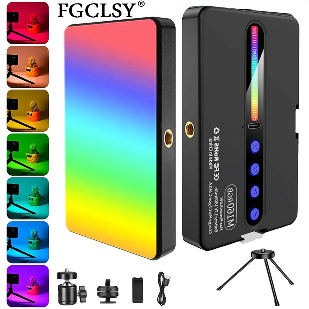 Video Light Panel Led - LED RGB Camera Light Full Color