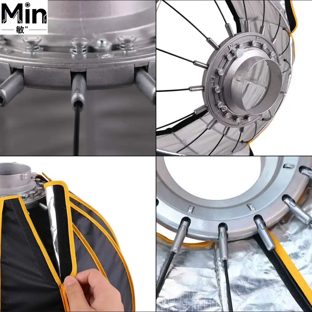Photography Umbrella Lighting Setup - 35inch 90cm Quick Set-up Folding Deep
