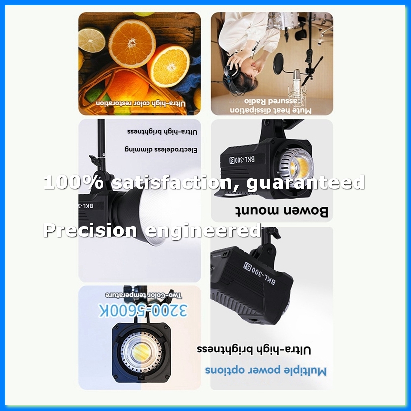Photography Lighting - 300W Bi LED Video Light, Continuous