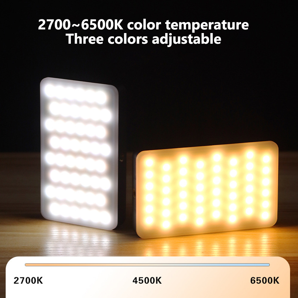 Photography Lighting - LED Camera Light Rechargeable RGB Video