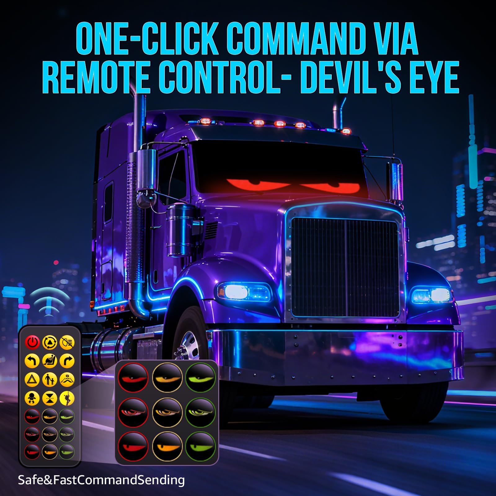 LED Car Windshield Truck Eye R - Video Light Panel Led recension och pris