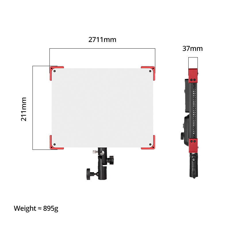 AMBITFUL LEDP60C Ultra-thin LE - Video Light Panel Led recension och pris