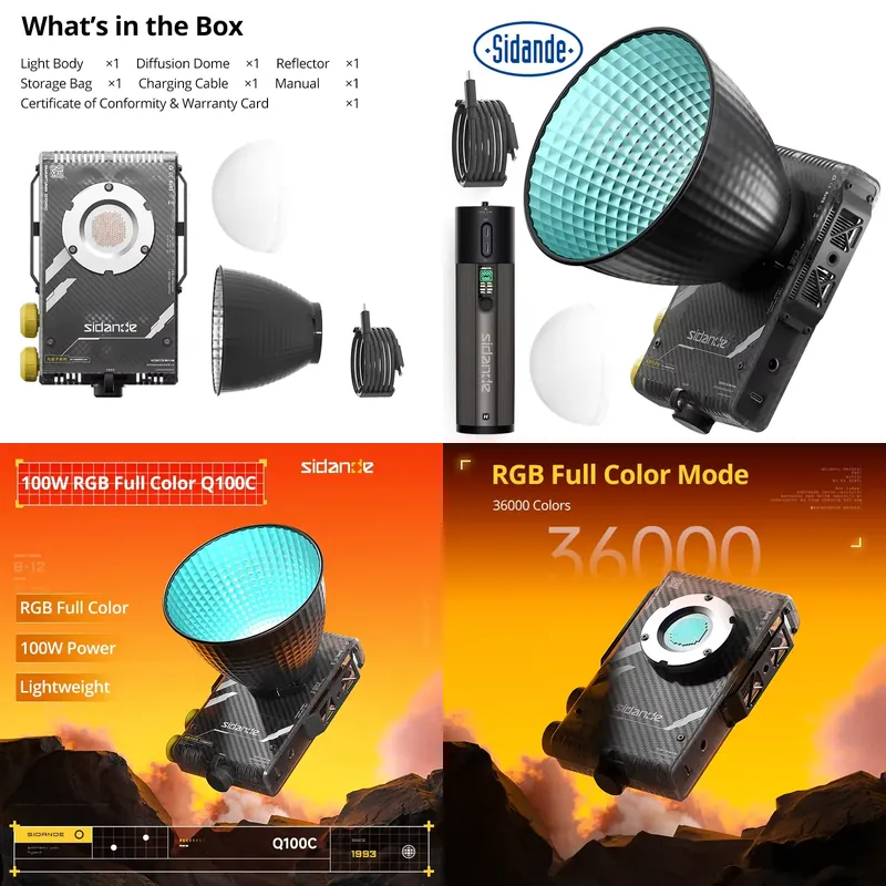 Brand For Sidande Q100C Q100Li - Photography Lighting recension och pris