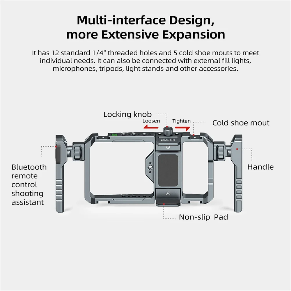 Universal Metal Phone Cage Sma - Photography Lighting Professional recension och pris