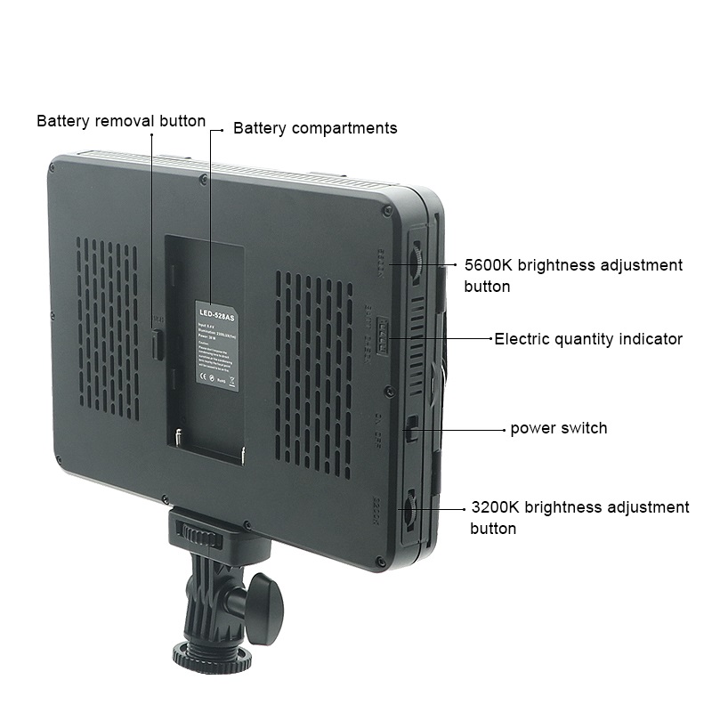 High Quality LED-528AS 38W Vid - Photography Studio Lighting Set Up recension och pris