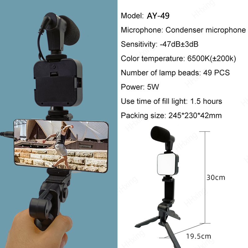 Phone Holder Photography Light - Photography Lighting Kit Portable recension och pris
