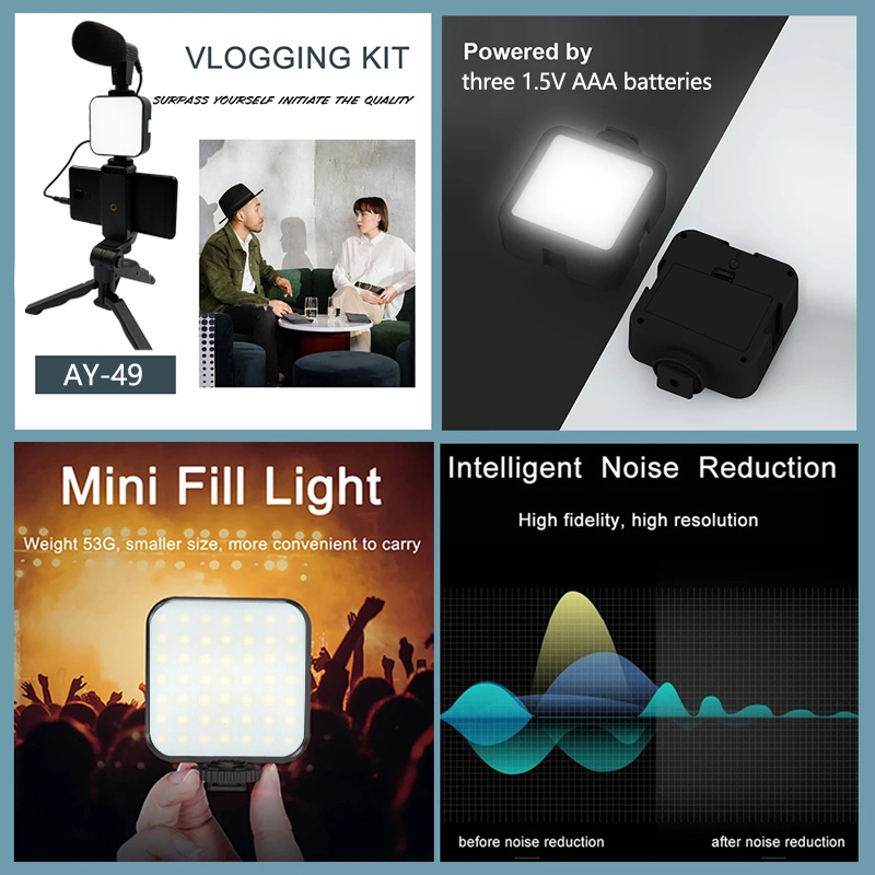 Phone Holder Photography Light - Photography Lighting Kit Portable recension och pris