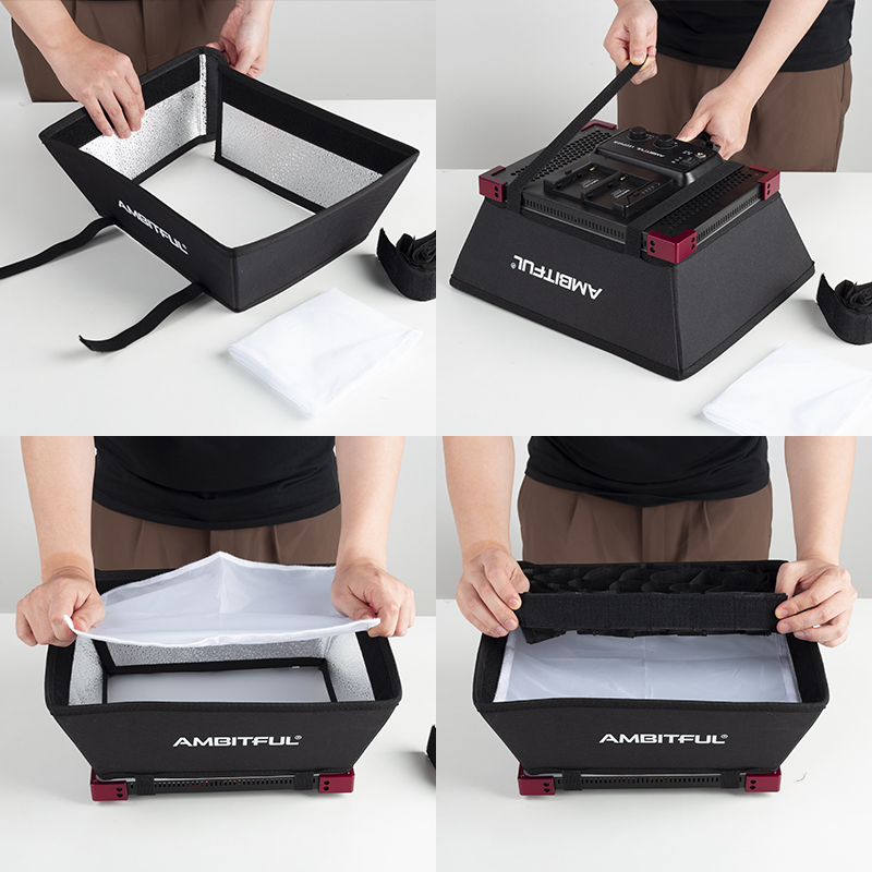 AMBITFUL LEDP60C Dedicated Sof - Photography Lighting Grid recension och pris