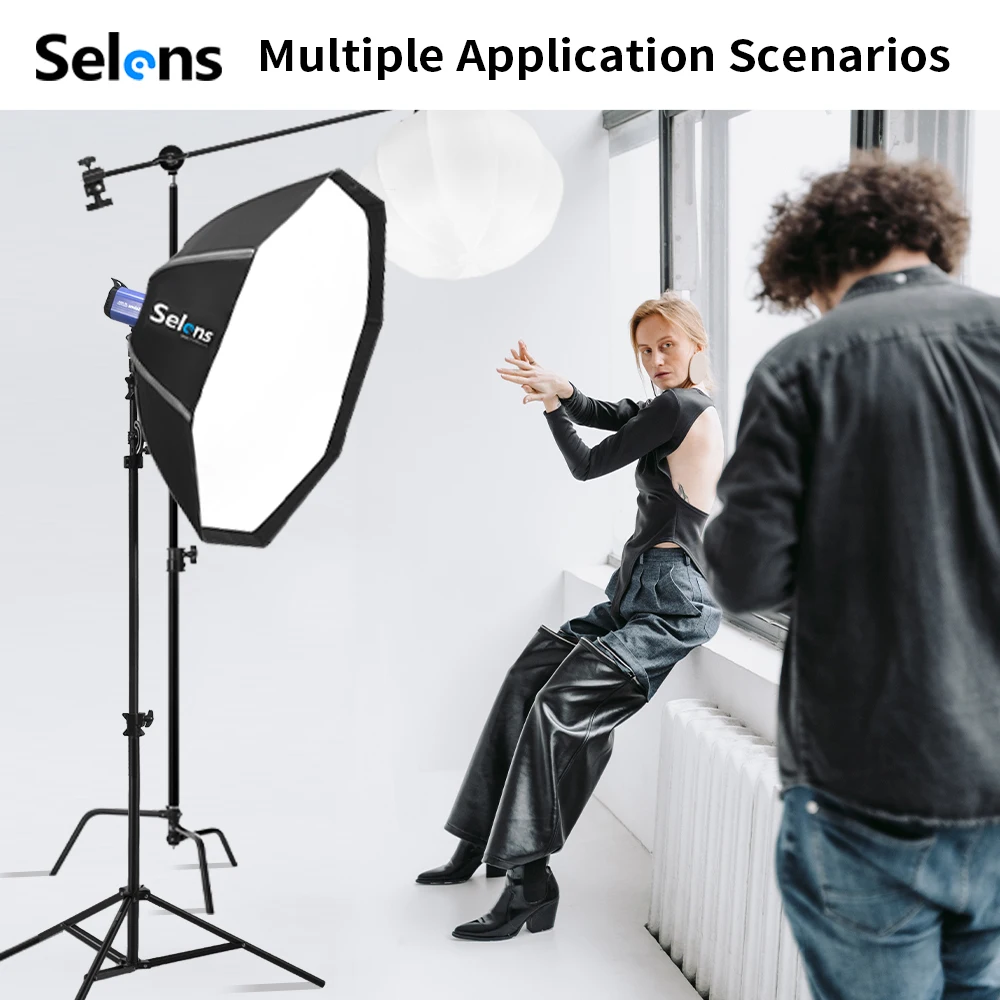 Selens 82/105cm Umbrella Softb - Photography Umbrella Lighting Setup recension och pris