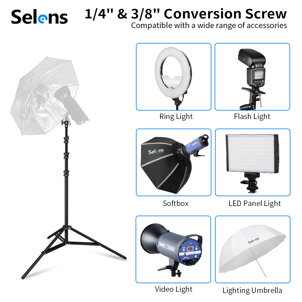 Selens 2.2~3.95m Air-Cushion L - Photography Lighting Flash recension och pris