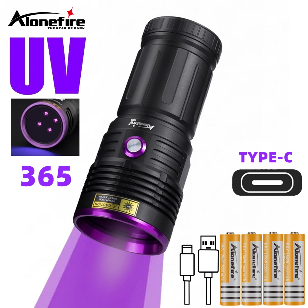 80W 365nm UV Flashlight Ultrav - Photography Lighting For Food recension och pris
