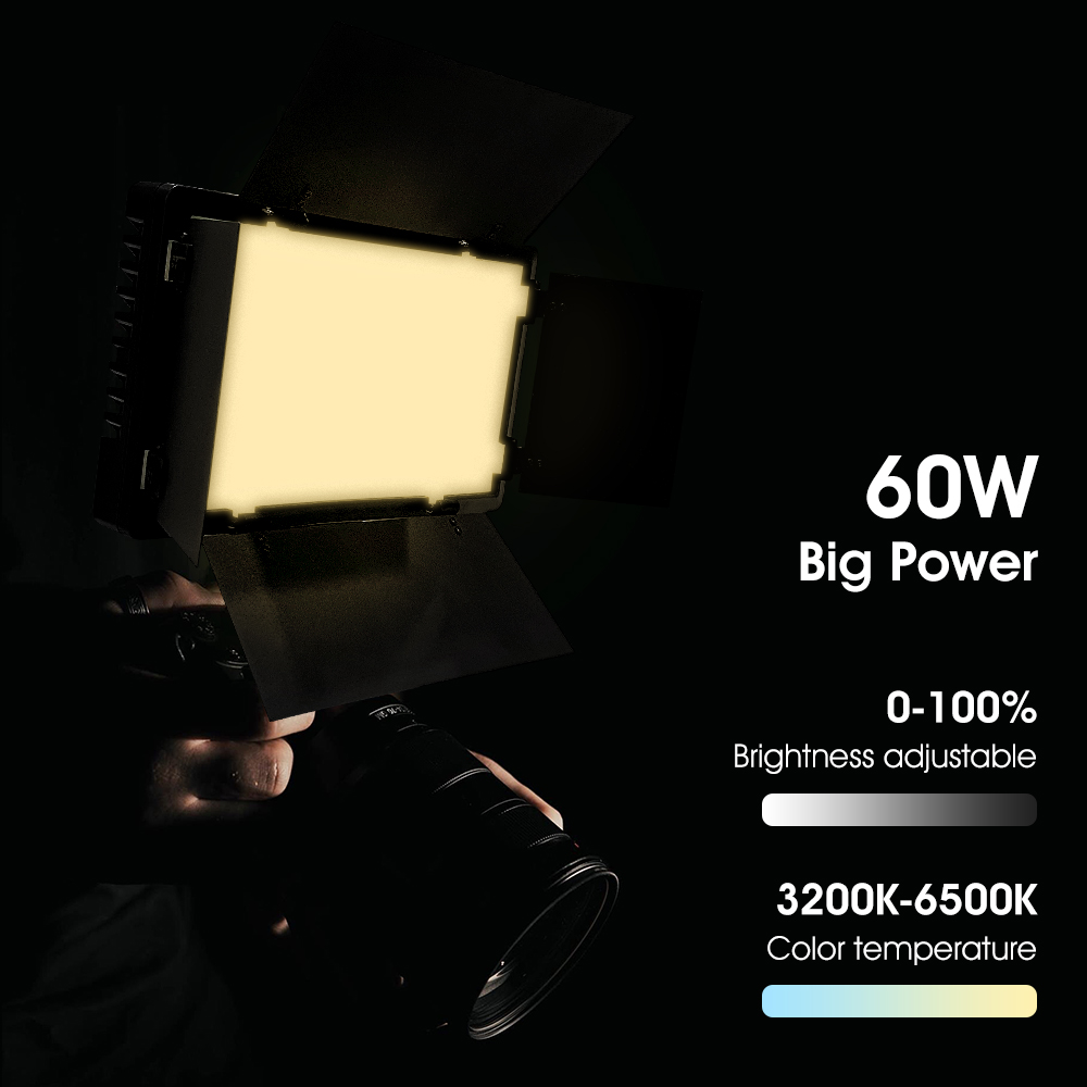 Portable Video Light DS60BI Ph - Video Light Panel Led recension och pris