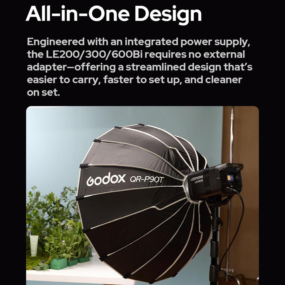 Godox Litemons LE200Bi/LE300Bi - Photography Lighting Color recension och pris
