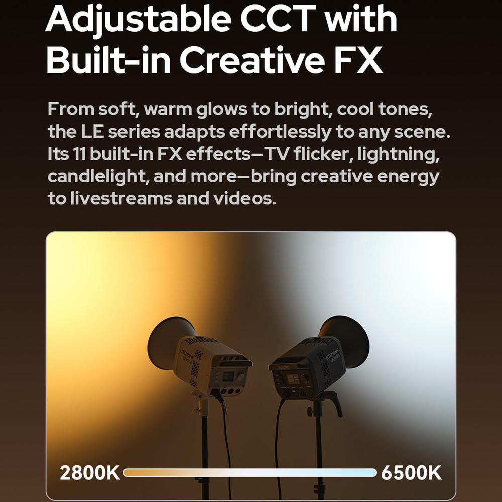 Godox Litemons LE200Bi/LE300Bi - Photography Lighting Color recension och pris