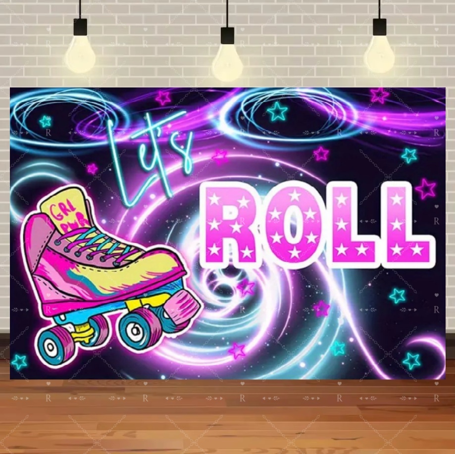 Roller Skating Shoes Theme Bir - Photography Lighting Background recension och pris