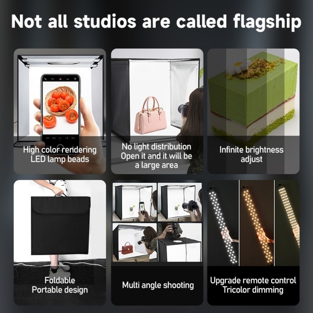 45/65cm LED Soft Light Box Min - Photography Lighting Background recension och pris