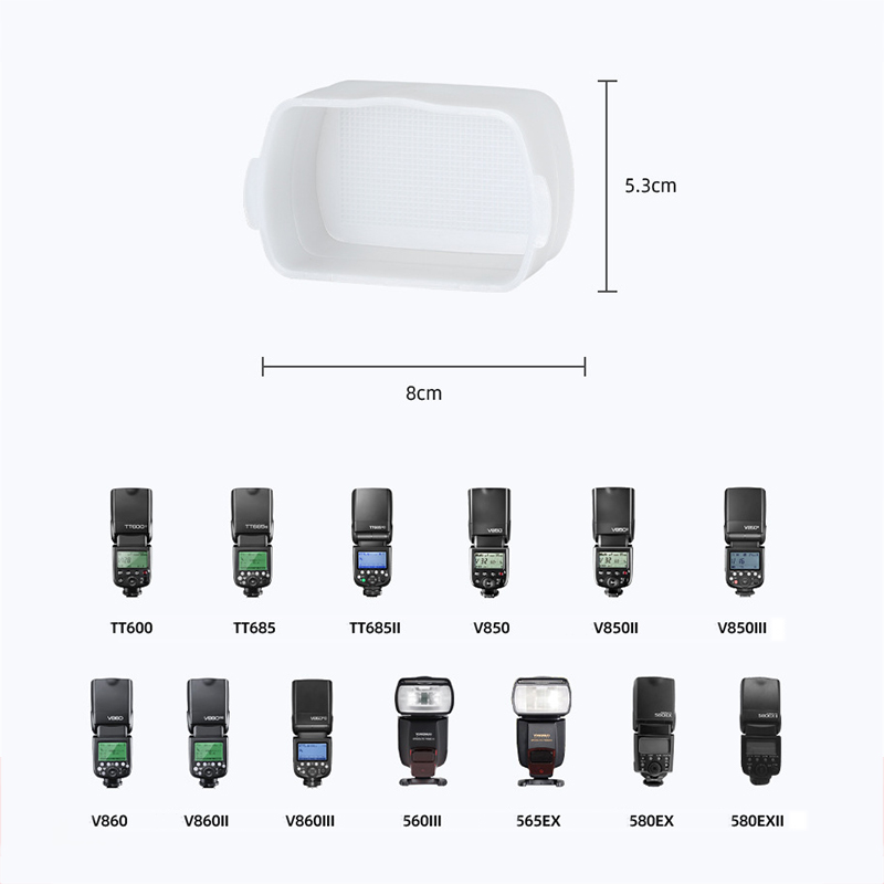 Flash Diffuser Dome Bounce Fit - Godox Speedlite Flash recension och pris