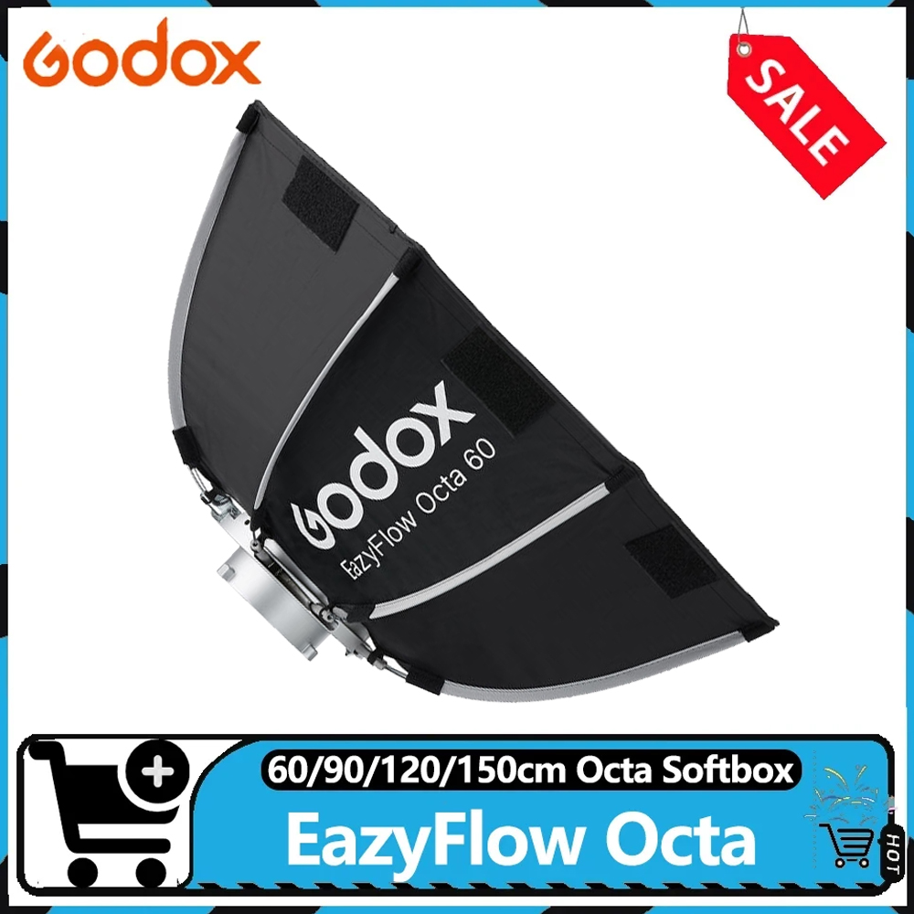 Godox EazyFlow Series Octa 60/ - Photography Studio Lighting Set Up recension och pris