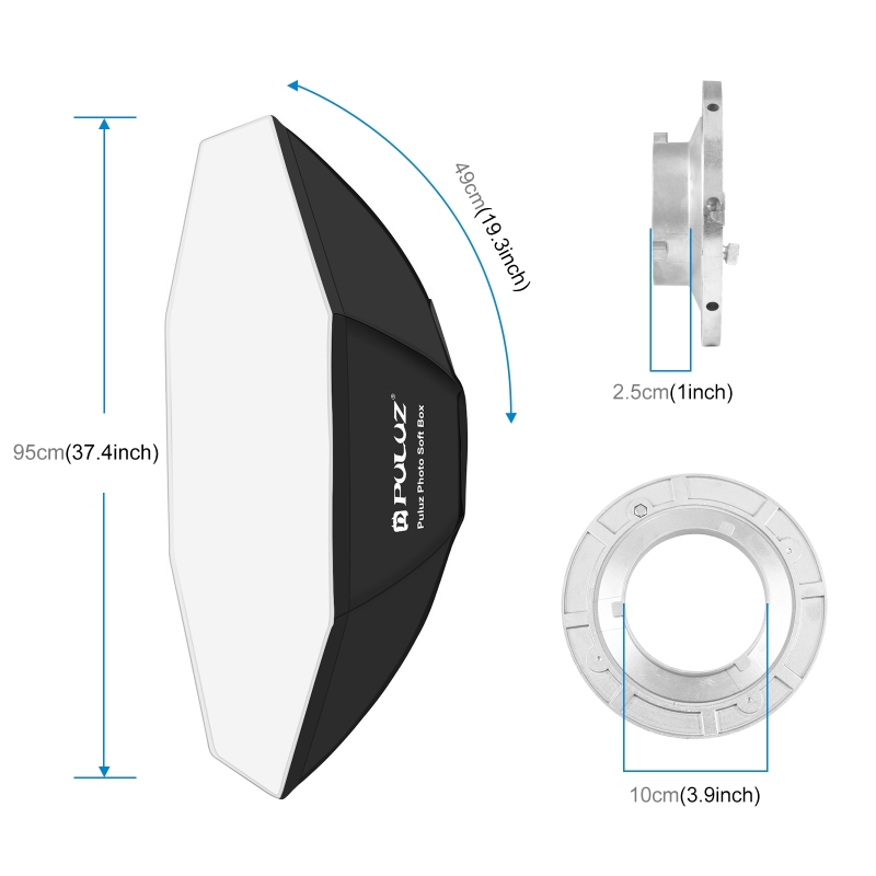 PULUZ 95cm Octagon Photography - Photography Lighting Flash recension och pris