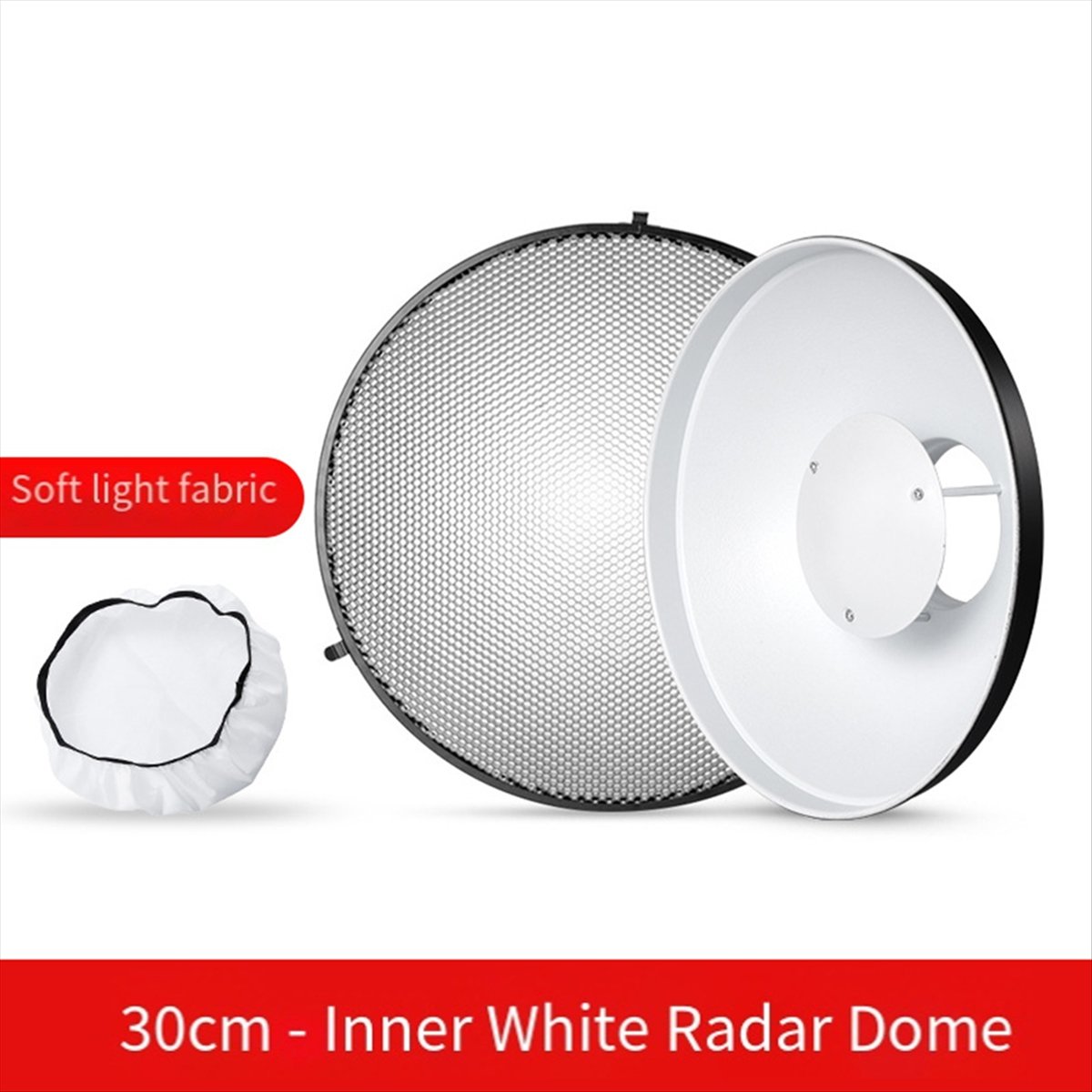 N05R 30cm Beauty Dish Reflecto - Photography Lighting Grid recension och pris