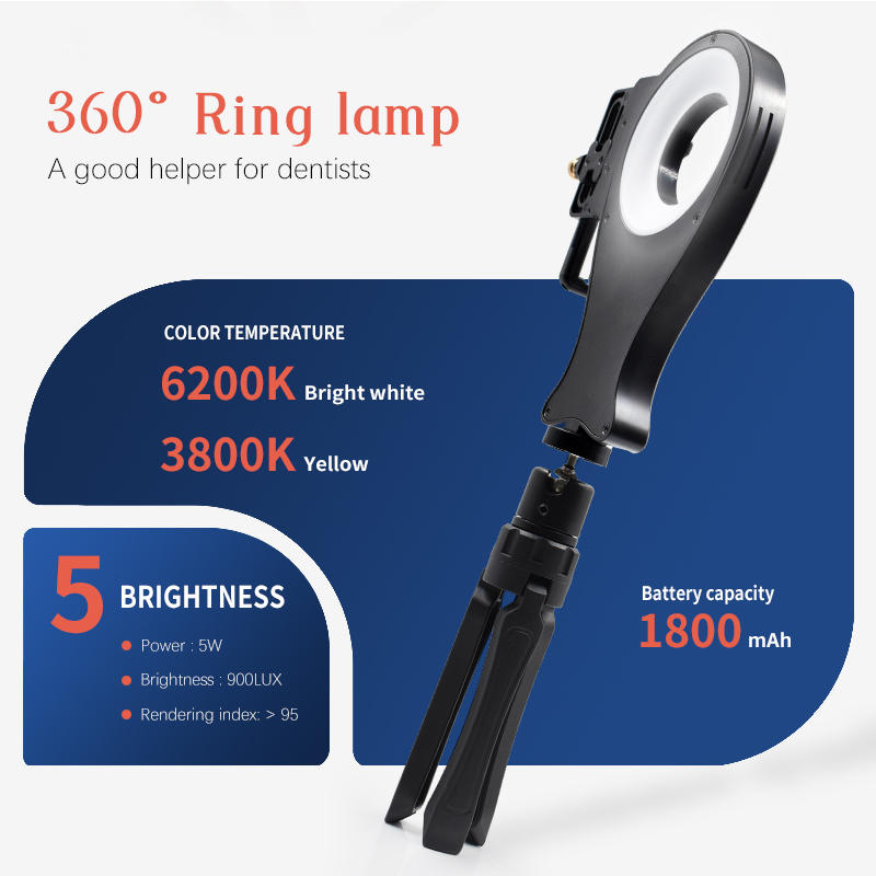 JUMTOP Dental Photography Ring - Photography Lighting Color recension och pris