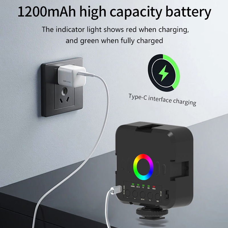 RGB Fill Light Portable LED Ph - Photography Lighting Color recension och pris