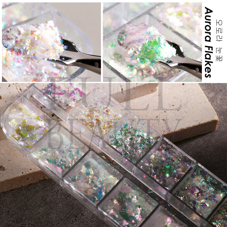 12 Grids Iridescent Nail Auror - Photography Lighting Grid recension och pris