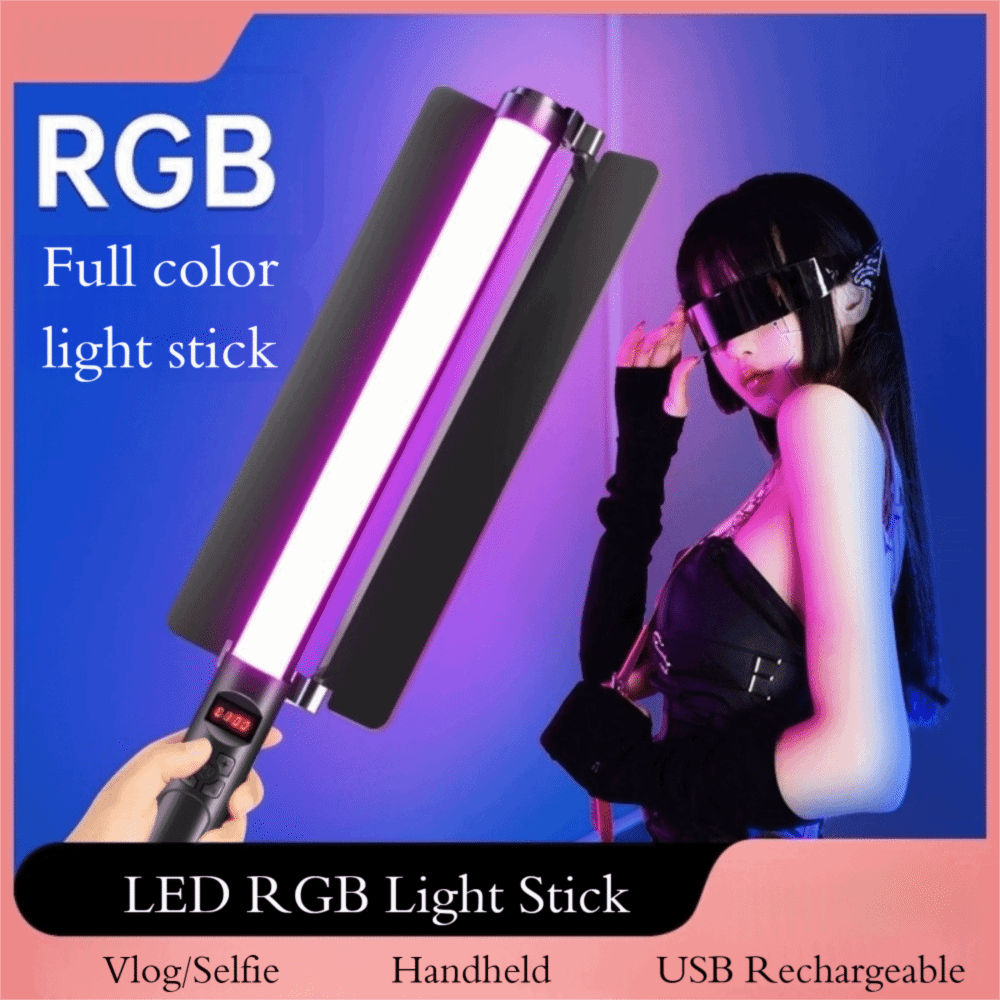 Handheld LED RGB Light Stick C - Photography Lighting Color recension och pris