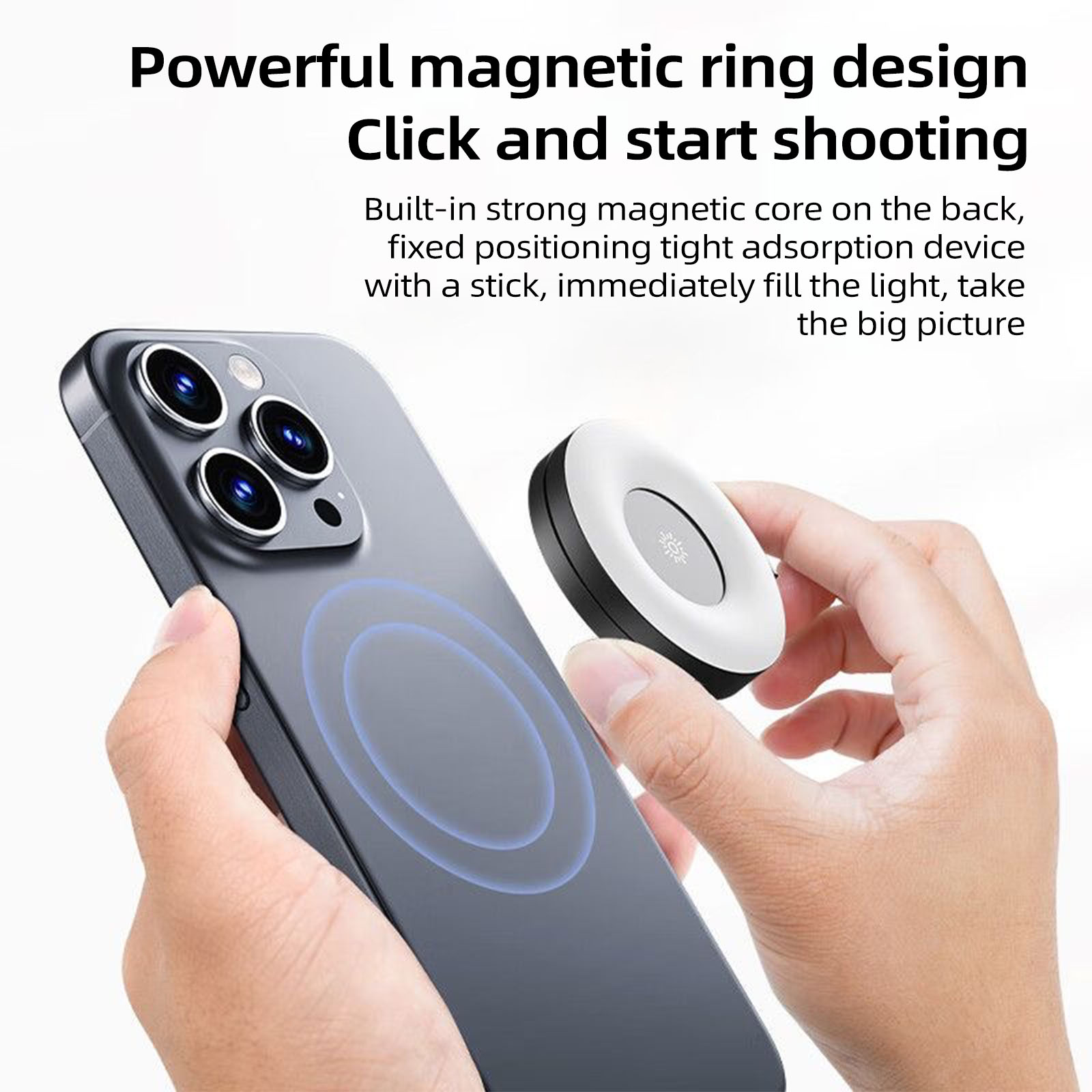 Magnetic Selfie Ring Light Sma - Photography Lighting Flash recension och pris