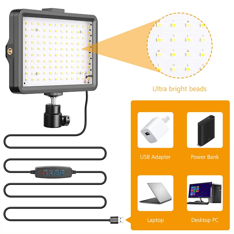 LED Video Light Dimmable Selfi - Video Light Panel Led recension och pris