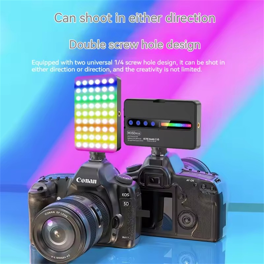 LED RGB Camera Light Full Colo - Video Light Panel Led recension och pris