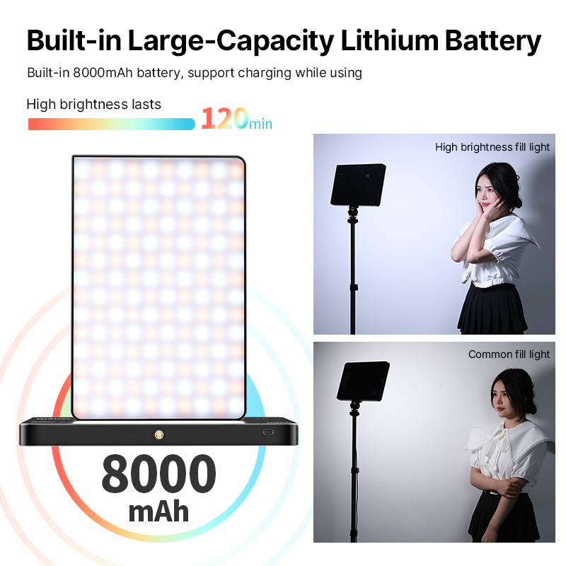 Ulanzi LT003 15W RGB Video Lig - Video Light Panel Led recension och pris