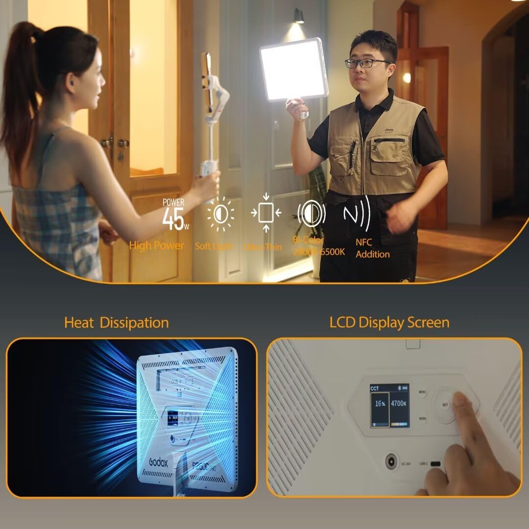 Godox P260C Pro LED Video Ligh - Video Light Panel Led recension och pris