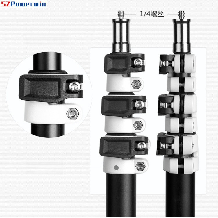 2m Aluminum Alloy Reverse Fold - Photography Lighting Flash recension och pris