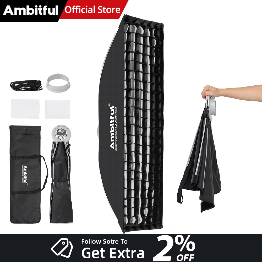 AMBITFUL Q7-II 30*120cm Bowens - Photography Studio Lighting Set Up recension och pris