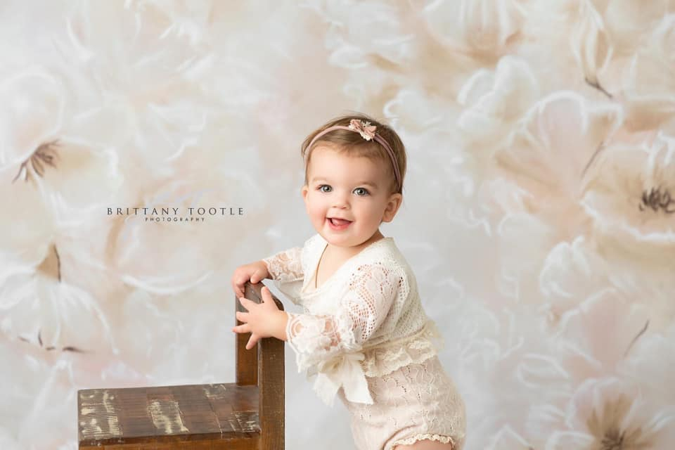 Light Floral Backdrop Kids Gir - Photography Lighting For Portraits recension och pris