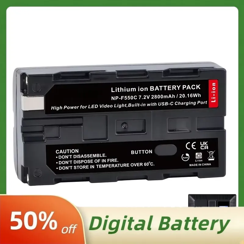 NP-F550C NP-F550 F570 Battery  - Video Light Panel Led recension och pris