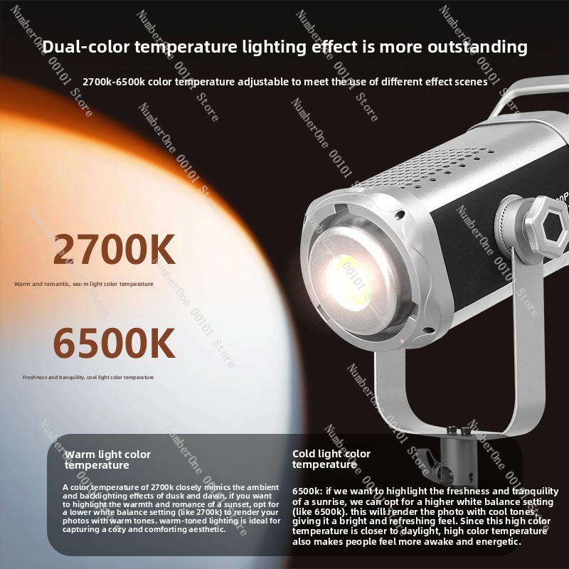 300W COB Photography Light Dua - Photography Lighting For Portraits recension och pris