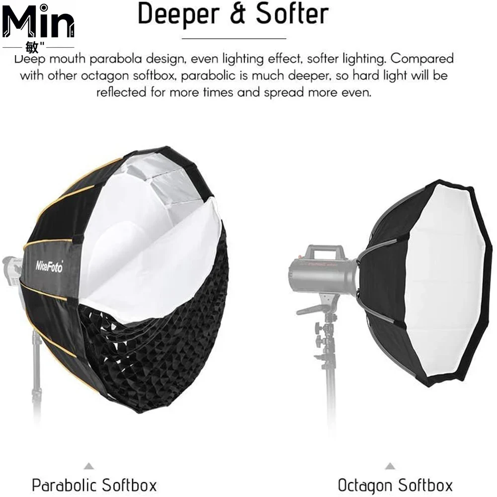 35inch 90cm Quick Set-up Foldi - Photography Umbrella Lighting Setup recension och pris