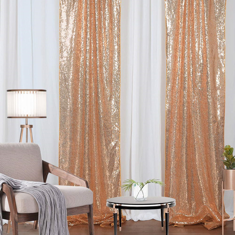 Sequin Backdrop Curtains - 2 P - Photography Lighting Background recension och pris