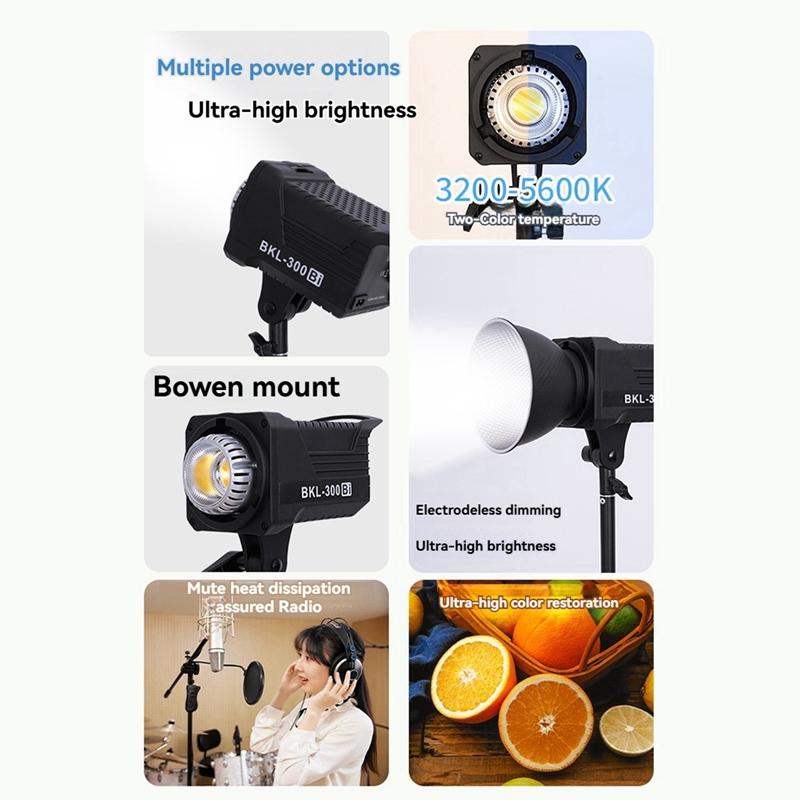 300W Bi LED Video Light, Conti - Photography Lighting recension och pris