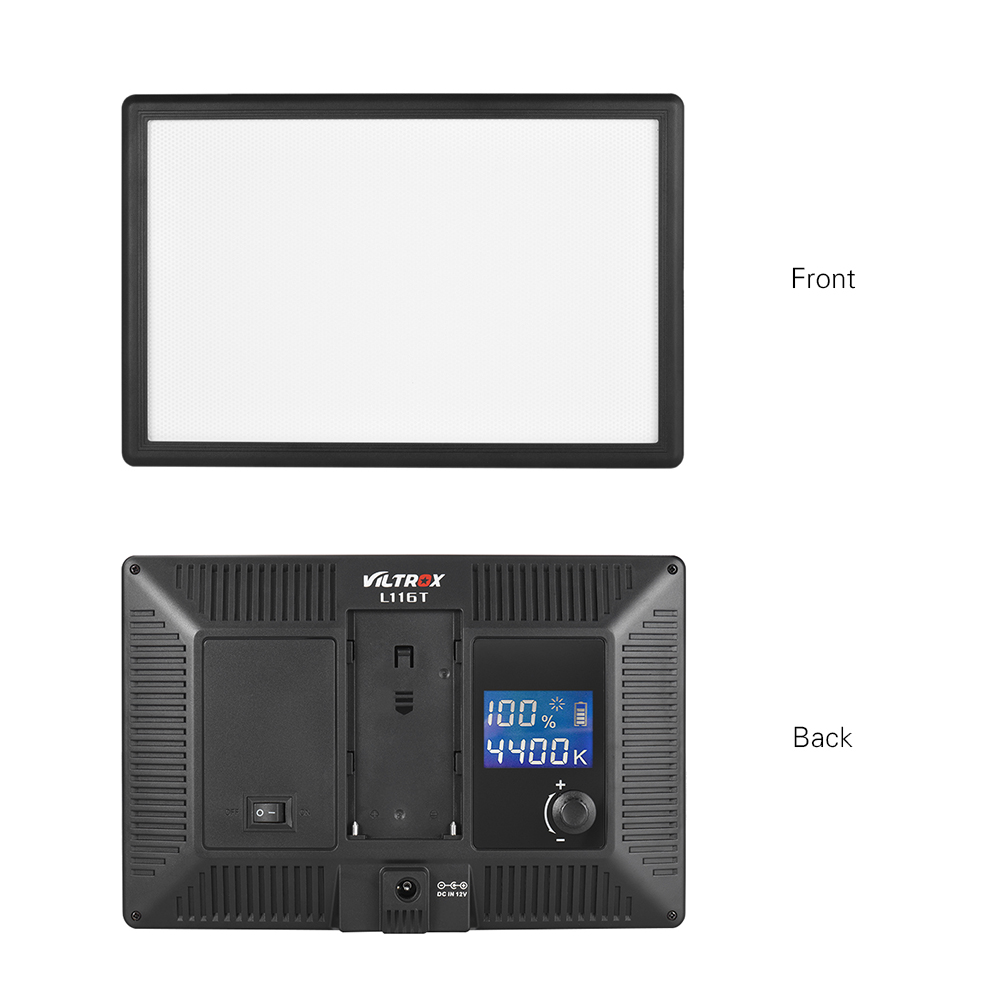 Viltrox L116T LCD Bi-Color & D - Video Light Panel Led recension och pris