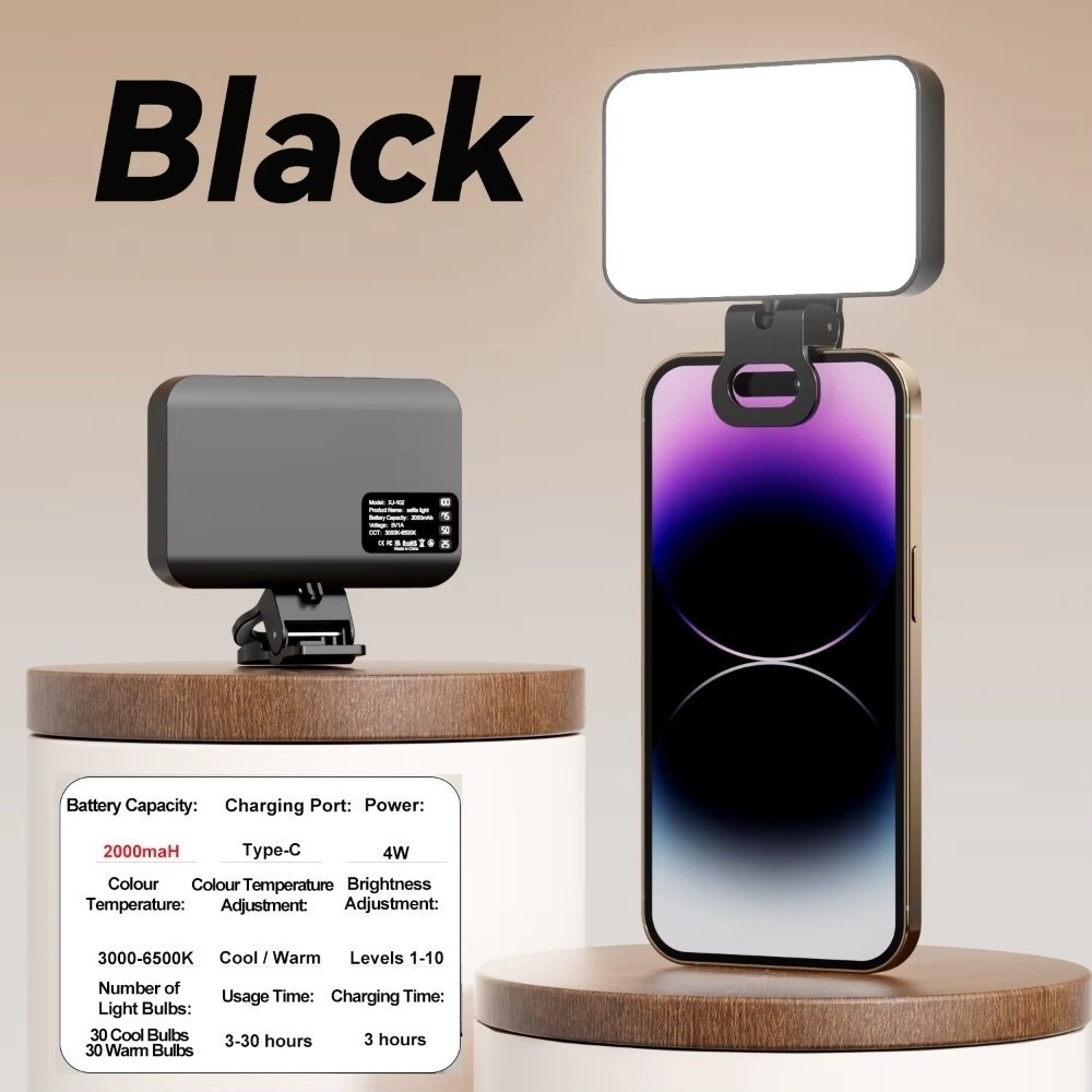 800/1000mAh LED Selfie Light 3 - Photography Lighting Flash recension och pris