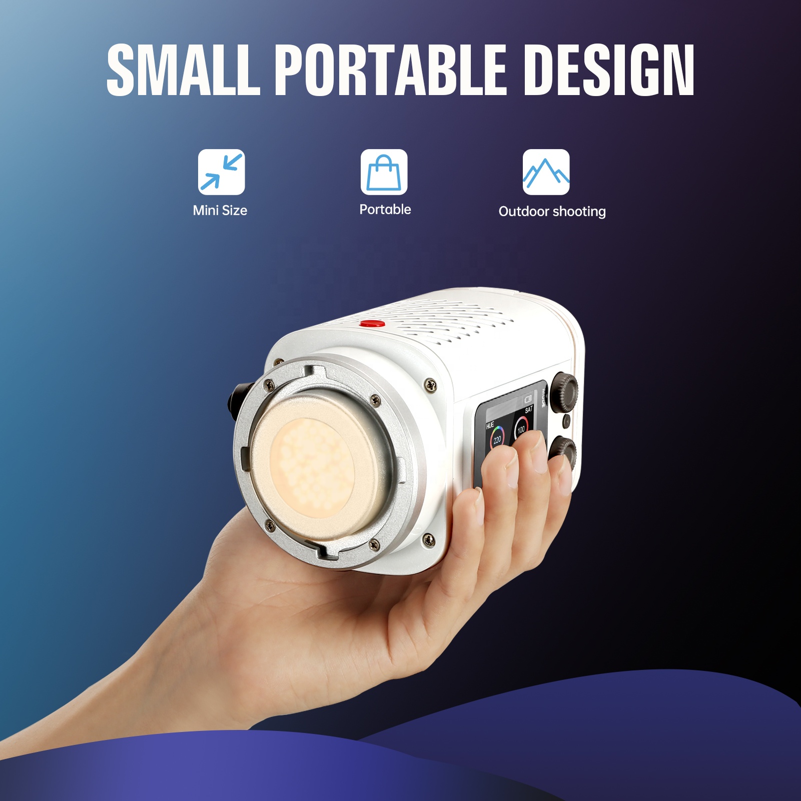 JINBEI EF-60BI 60w Photography - Photography Lighting Kit Portable recension och pris