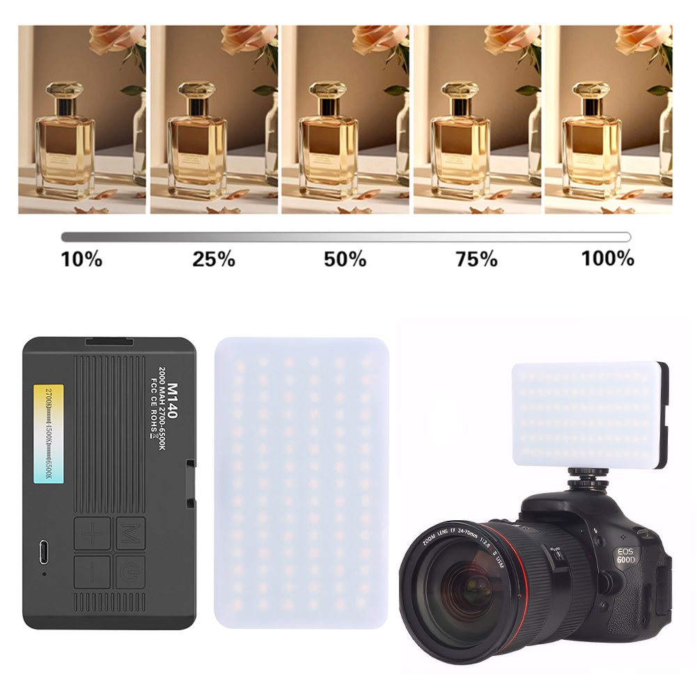 LED Camera Light Rechargeable  - Photography Lighting recension och pris